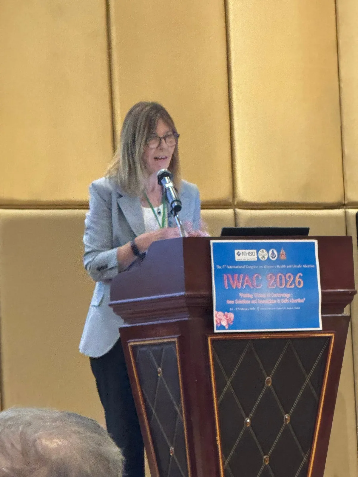 บรรยากาศการบรรยายในห้องประชุม IWAC 2026