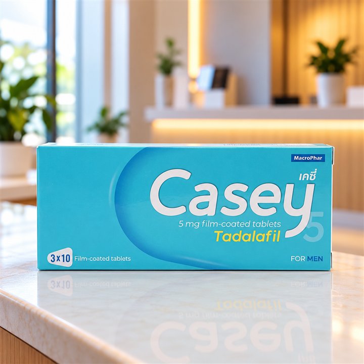 Casey (Tadalafil) 5 mg (30 เม็ด) (ภาพประกอบ)